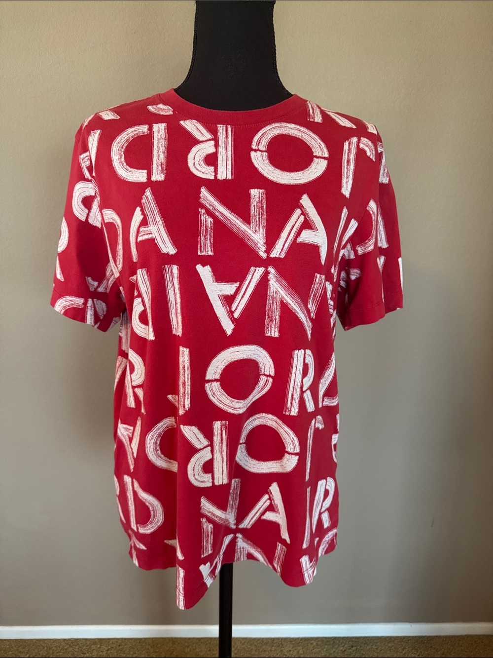 Air Jordan Bold Red Short-Sleeve Graphic Men's Tee M
